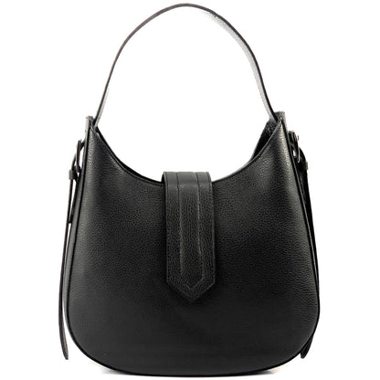 Piper Cow Leather Shoulder and Hobo Bag - Made In Italy
