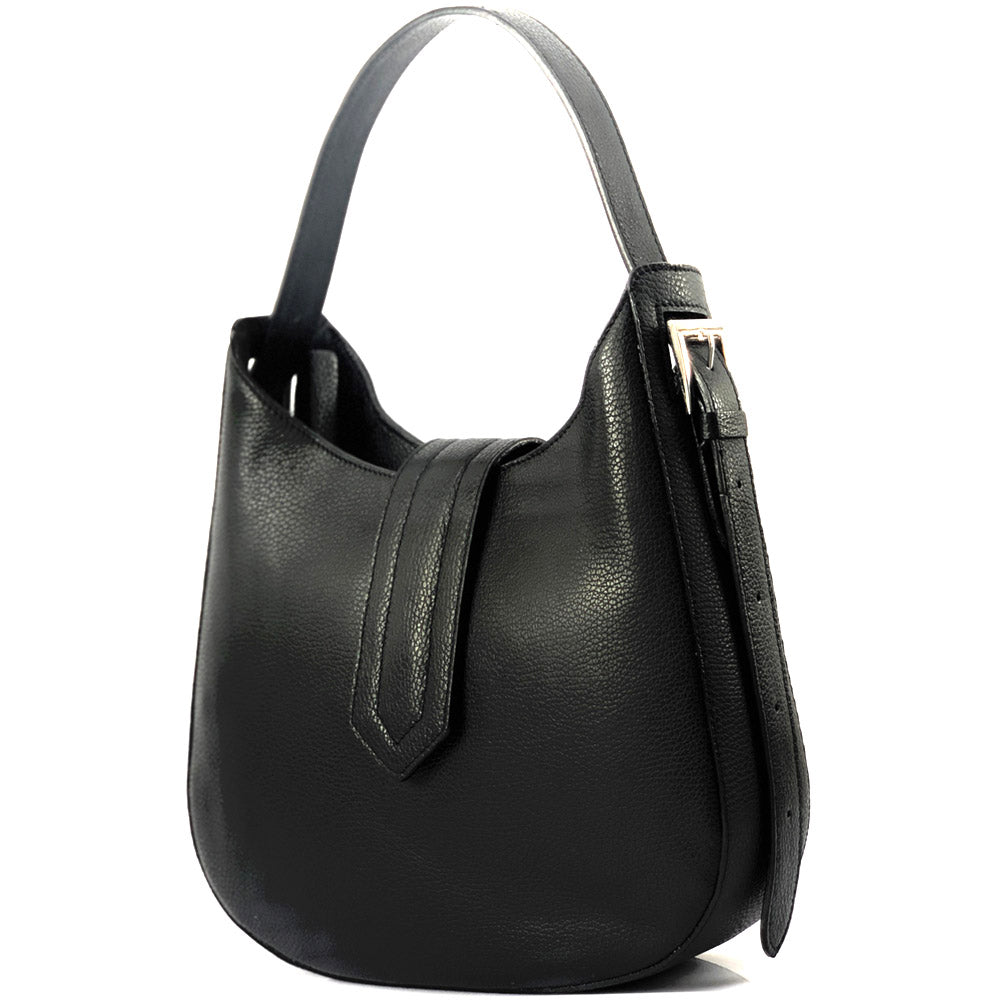 Piper Cow Leather Shoulder and Hobo Bag - Made In Italy