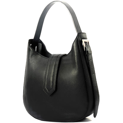 Piper Cow Leather Shoulder and Hobo Bag - Made In Italy