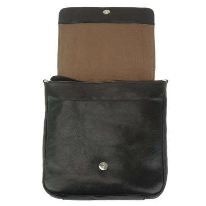 Messenger Amico with genuine leather - Made In Italy