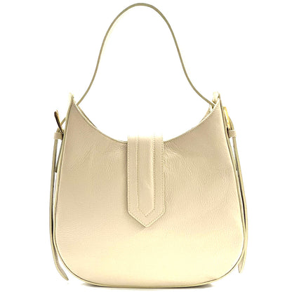 Piper Cow Leather Shoulder and Hobo Bag - Made In Italy