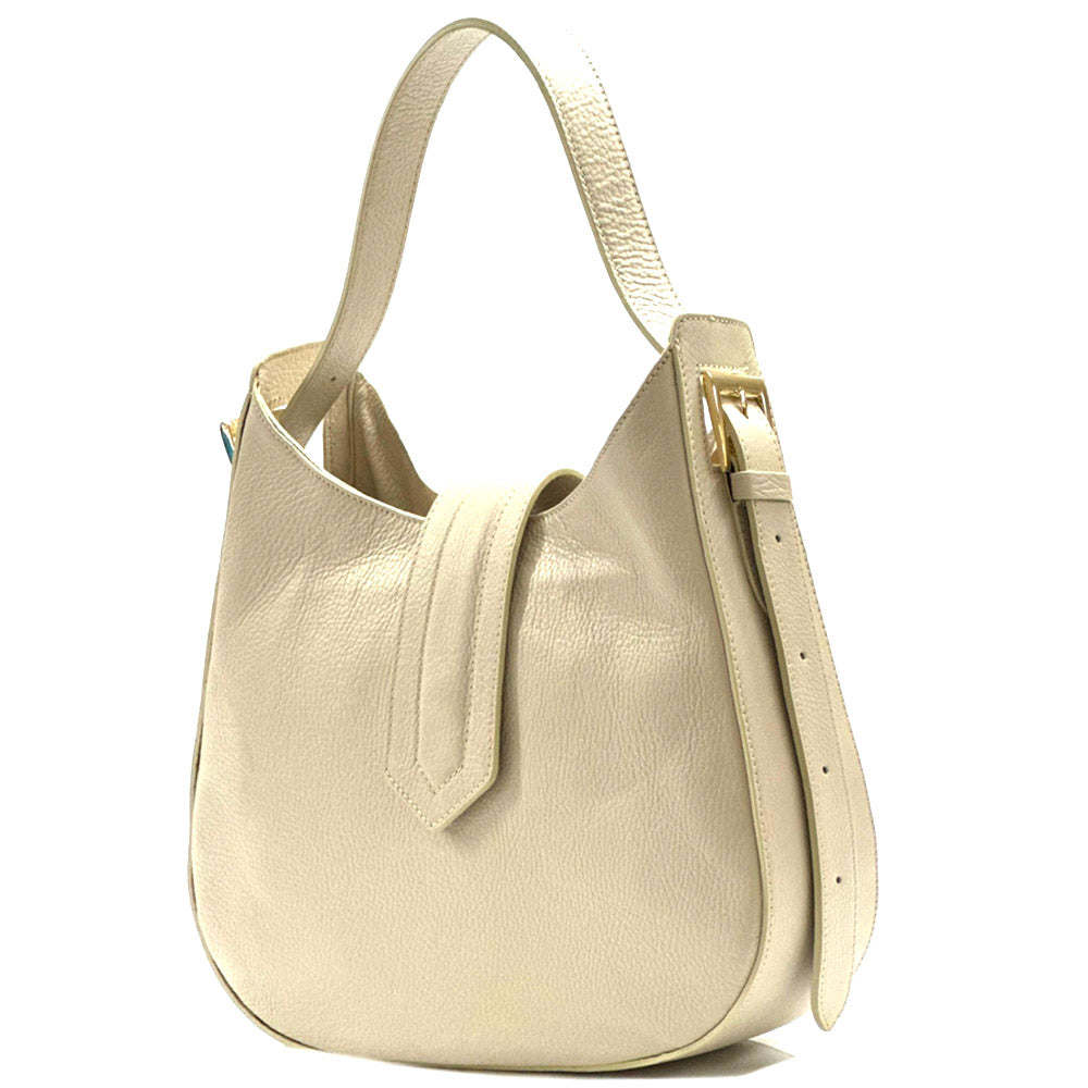 Piper Cow Leather Shoulder and Hobo Bag - Made In Italy
