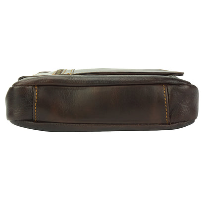 Messenger Amico with genuine leather - Made In Italy