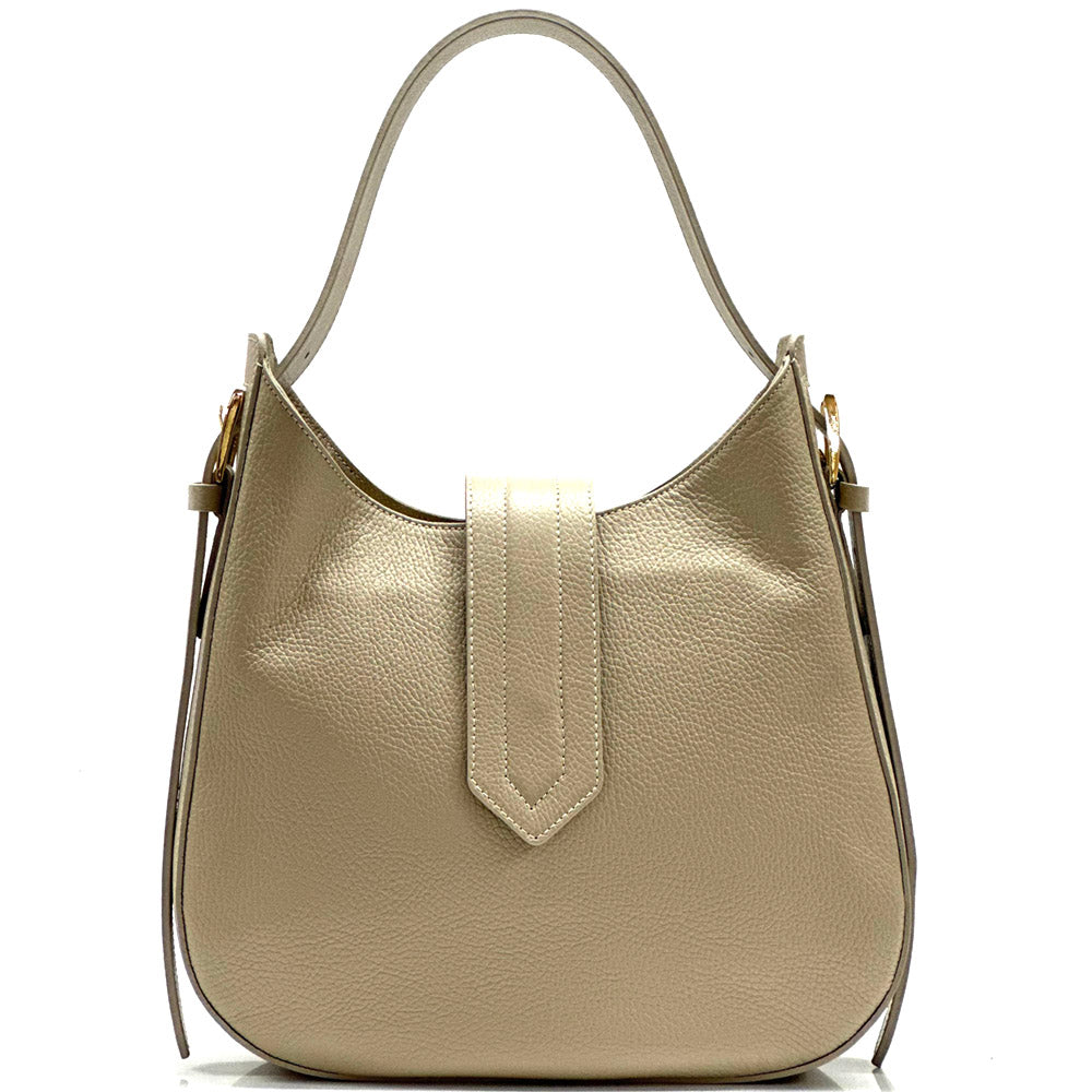 Piper Cow Leather Shoulder and Hobo Bag - Made In Italy