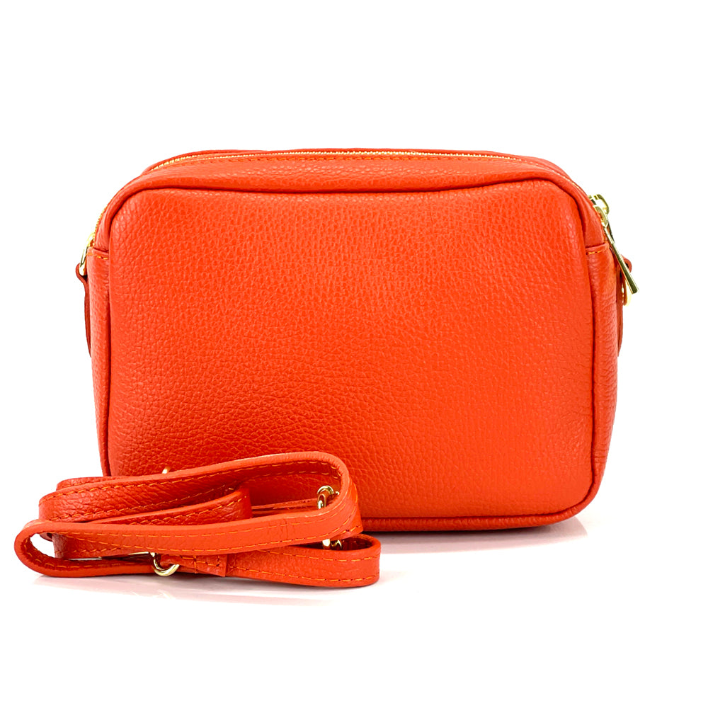 Amara GM Leather Shoulder Bag - Made In Italy