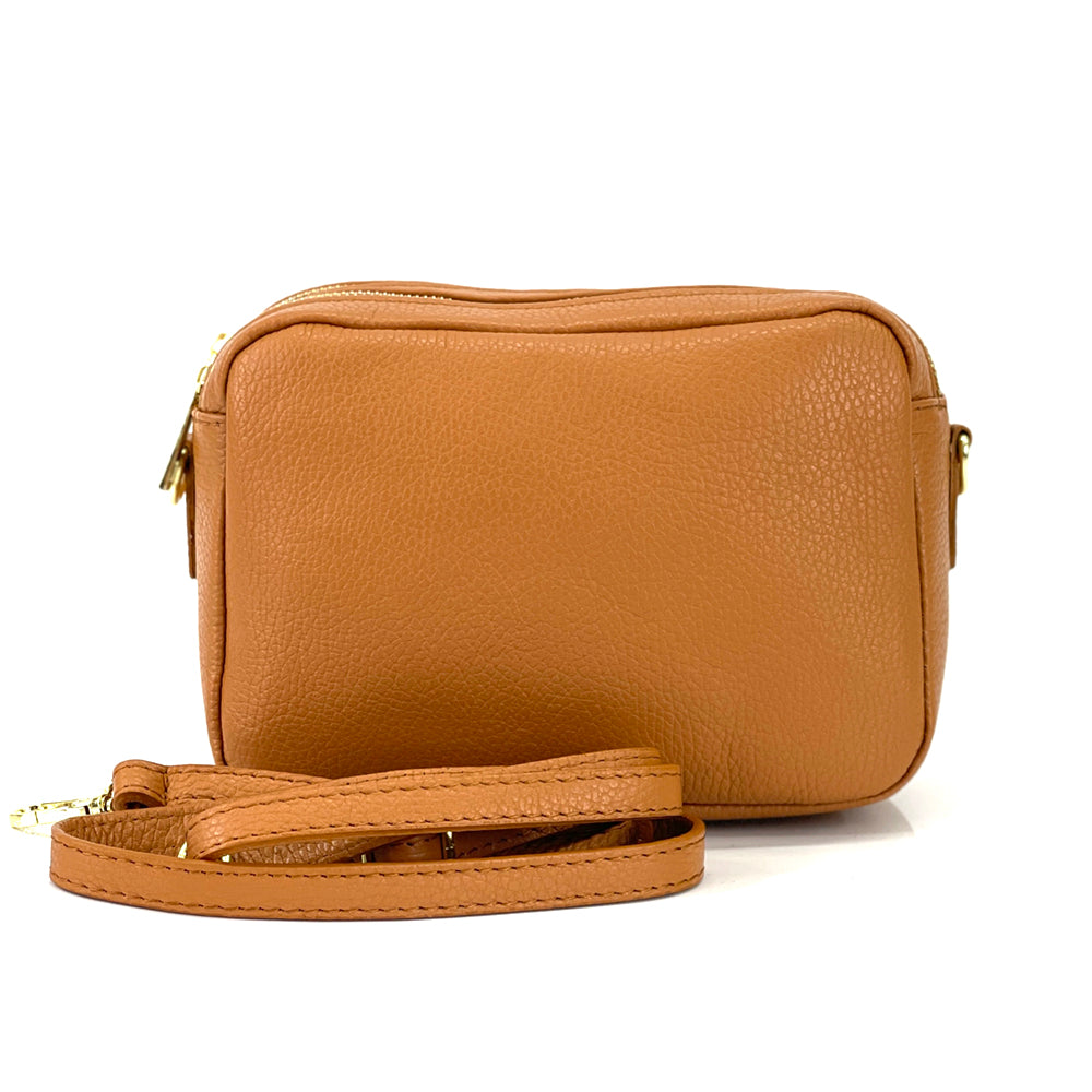 Amara GM Leather Shoulder Bag - Made In Italy