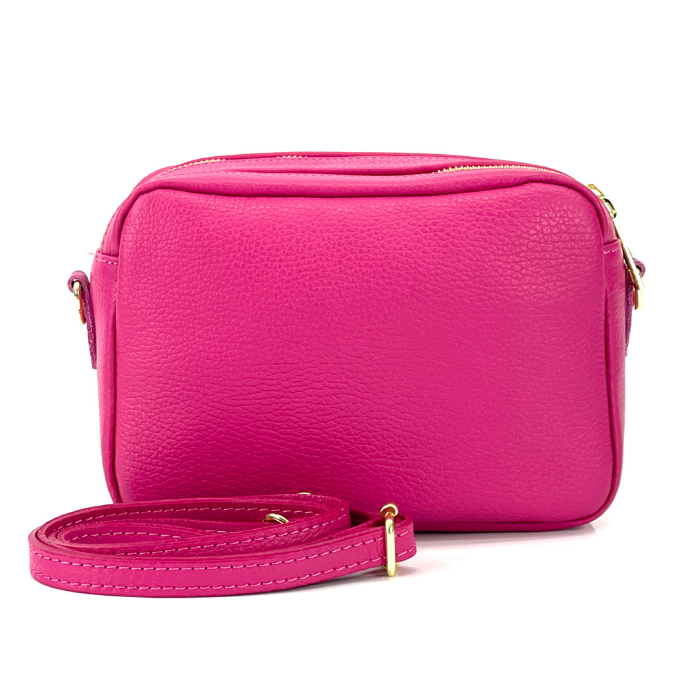 Amara GM Leather Shoulder Bag - Made In Italy