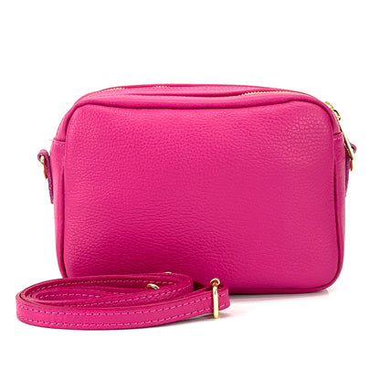 Amara GM Leather Shoulder Bag - Made In Italy