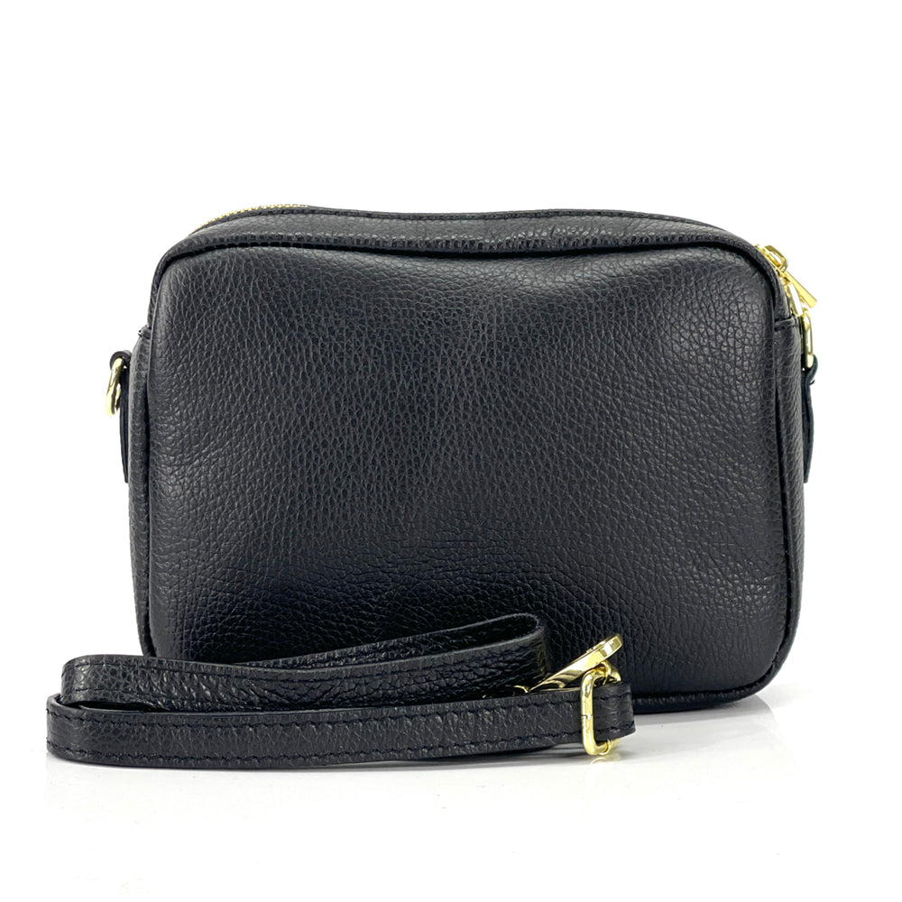 Amara GM Leather Shoulder Bag - Made In Italy