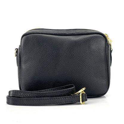 Amara GM Leather Shoulder Bag - Made In Italy