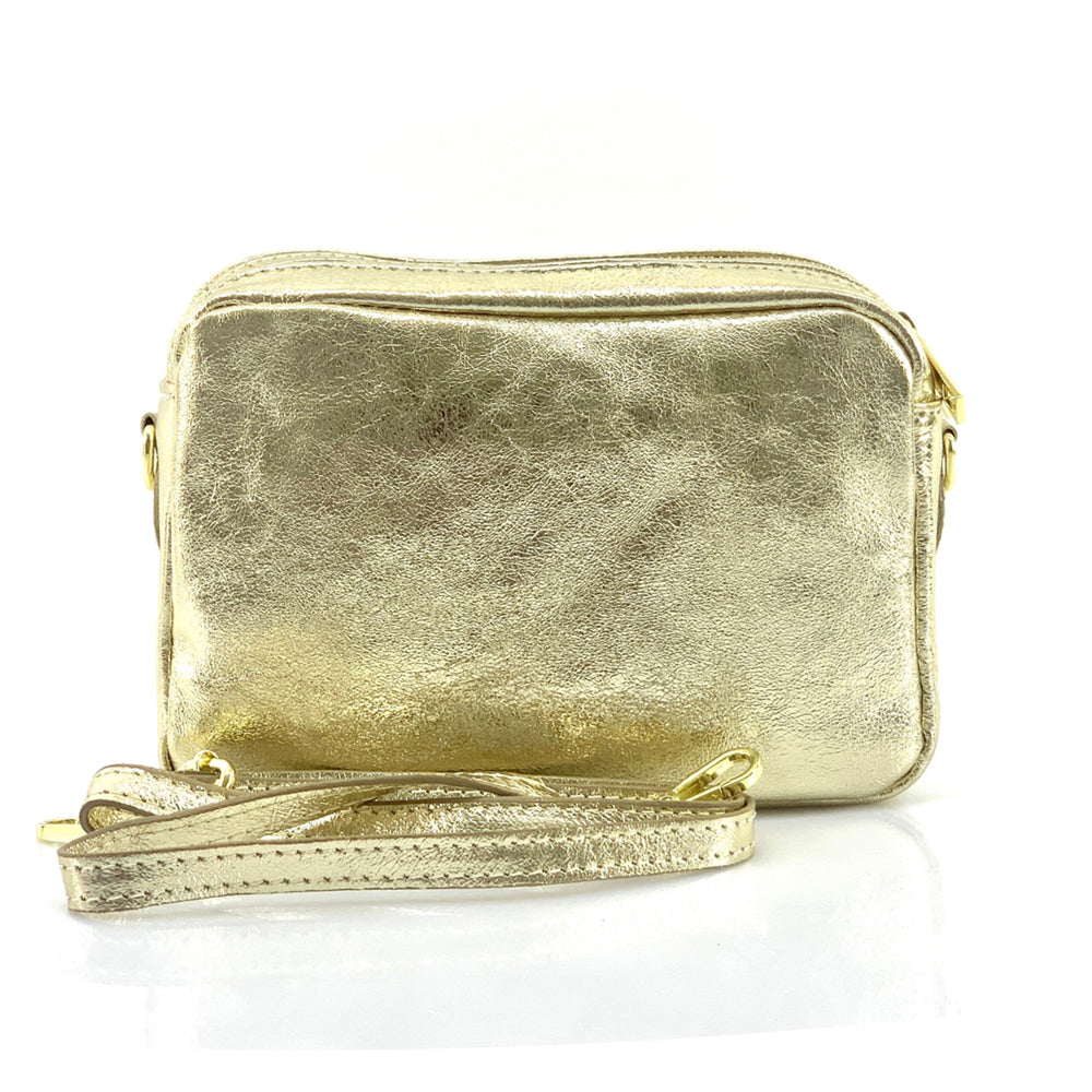 Amara GM Leather Shoulder Bag - Made In Italy