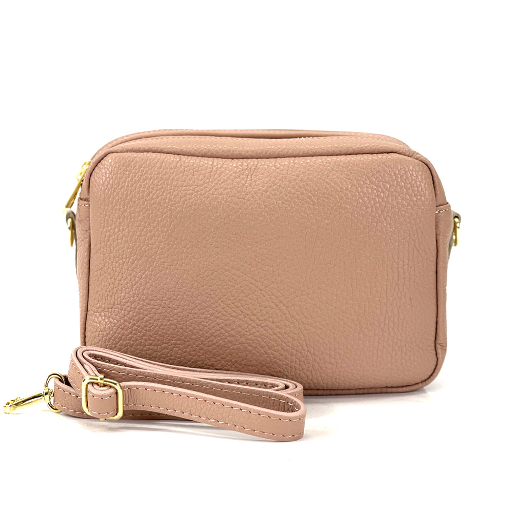 Amara GM Leather Shoulder Bag - Made In Italy