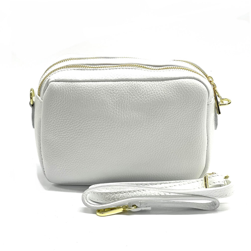 Amara GM Leather Shoulder Bag - Made In Italy