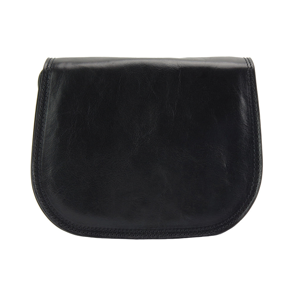 Ines leather shoulder bag - Made In Italy