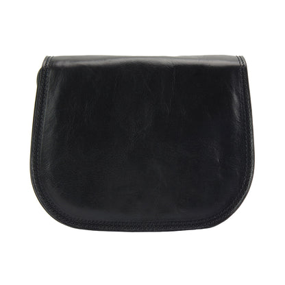 Ines leather shoulder bag - Made In Italy
