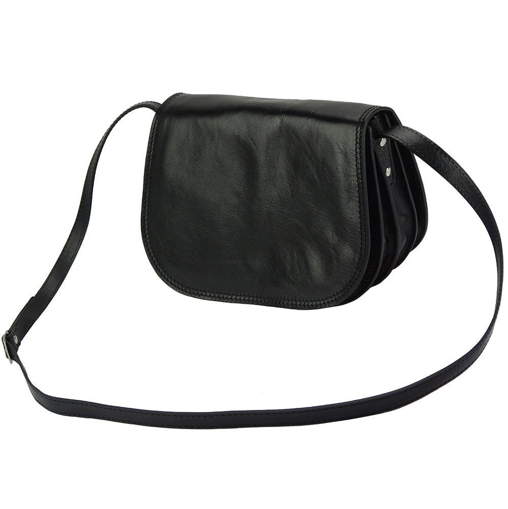 Ines leather shoulder bag - Made In Italy