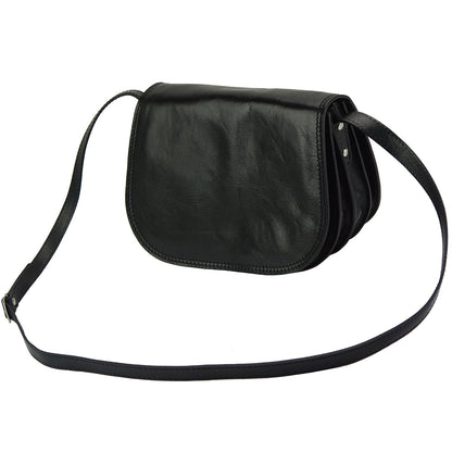Ines leather shoulder bag - Made In Italy