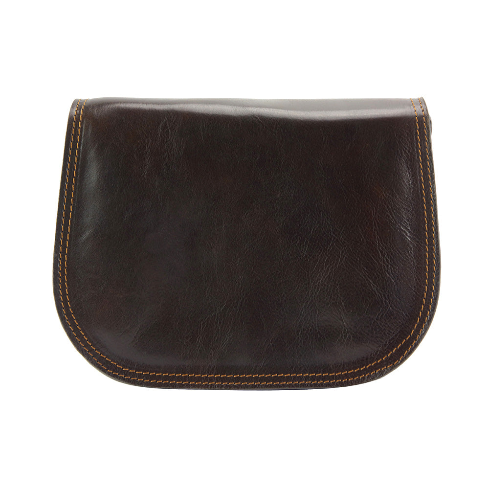 Ines leather shoulder bag - Made In Italy