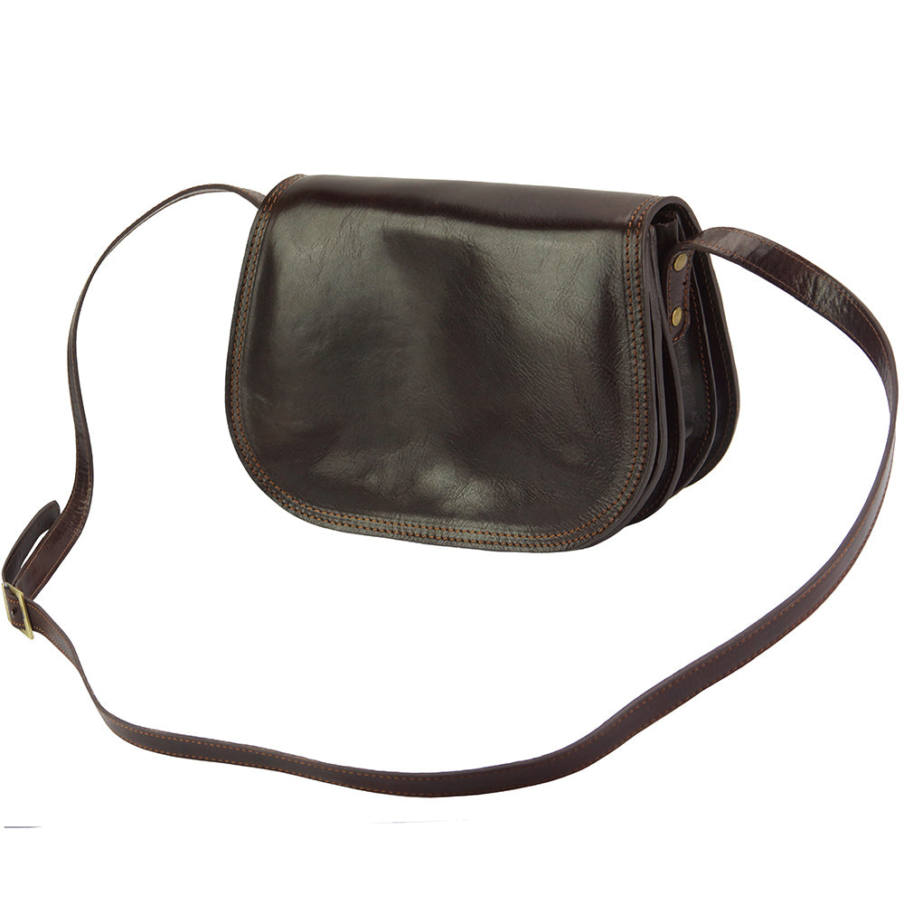 Ines leather shoulder bag - Made In Italy