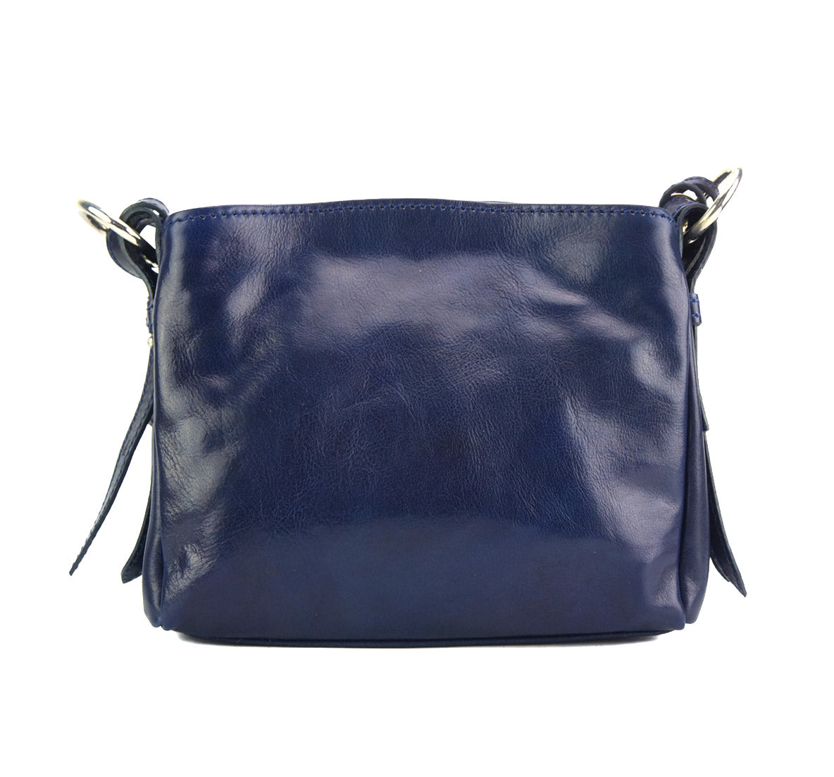 Viviana V Vegetable Tanned Cow Leather Shoulder Bag - Made In Italy