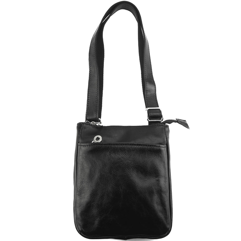 Vito cross body leather bag - Made In Italy