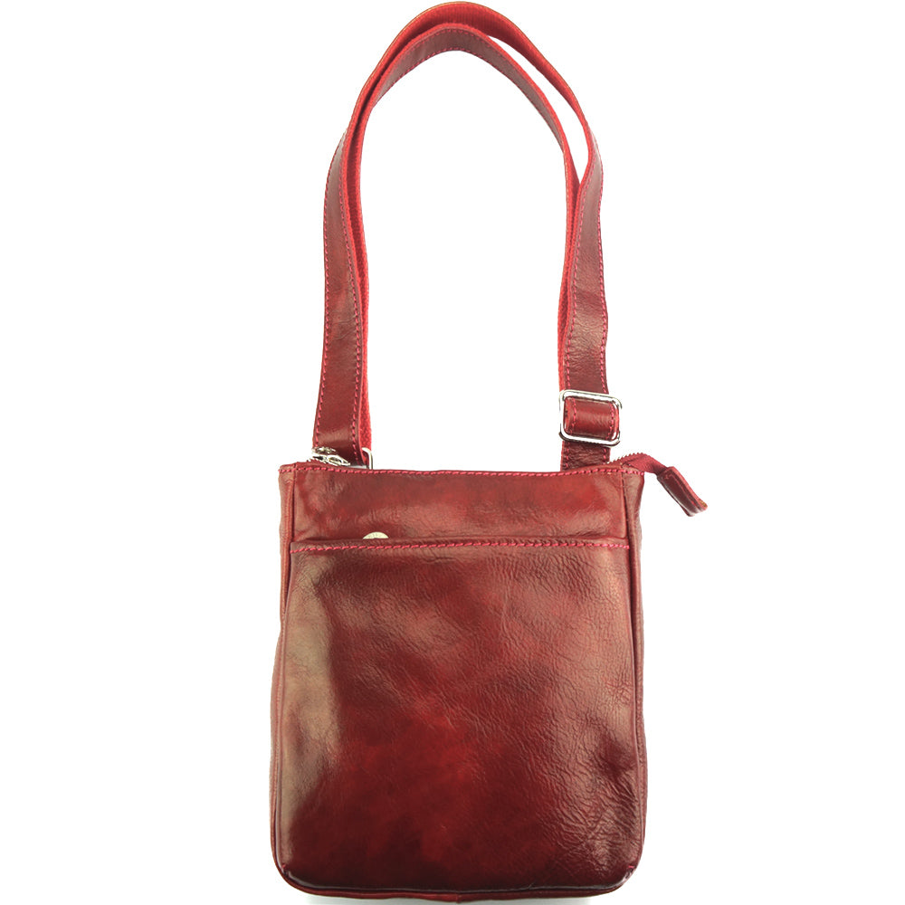 Vito cross body leather bag - Made In Italy