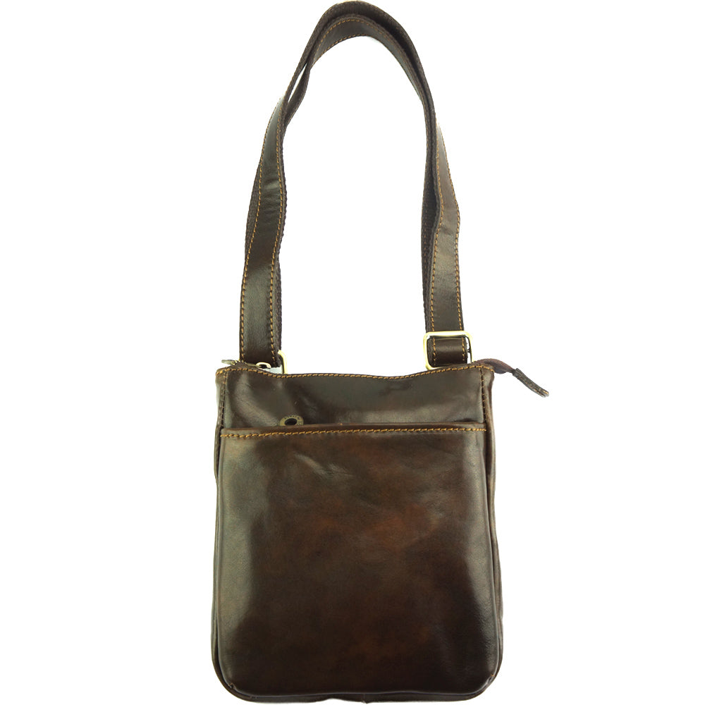 Vito cross body leather bag - Made In Italy
