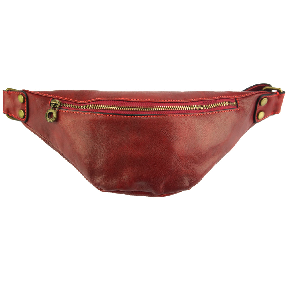 Christian Leather Waist bag - Made In Italy