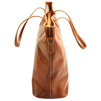 Darcy Leather Shoulder Bag - Made In Italy