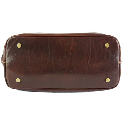 Darcy Leather Shoulder Bag - Made In Italy