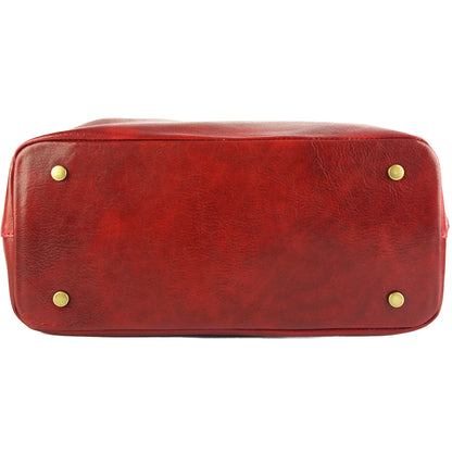 Darcy Leather Shoulder Bag - Made In Italy