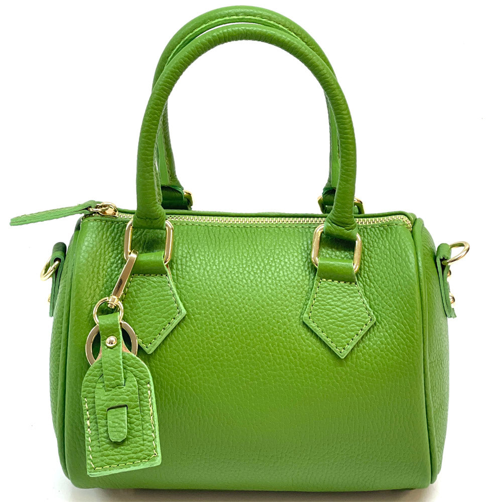 Erminia Leather Handbag - Made In Italy
