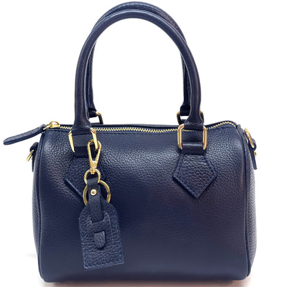 Erminia Leather Handbag - Made In Italy