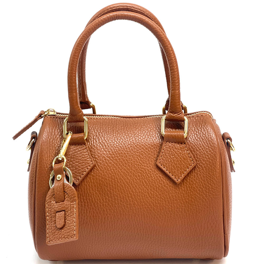 Erminia Leather Handbag - Made In Italy