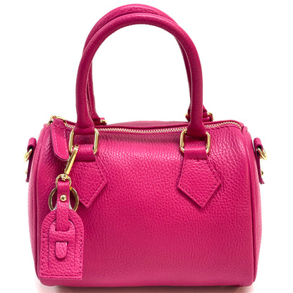 Erminia Leather Handbag - Made In Italy