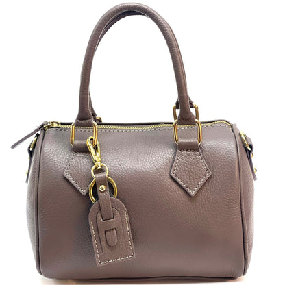 Erminia Leather Handbag - Made In Italy