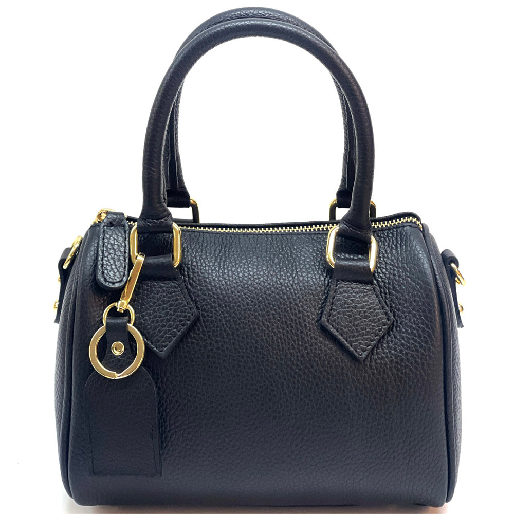 Erminia Leather Handbag - Made In Italy