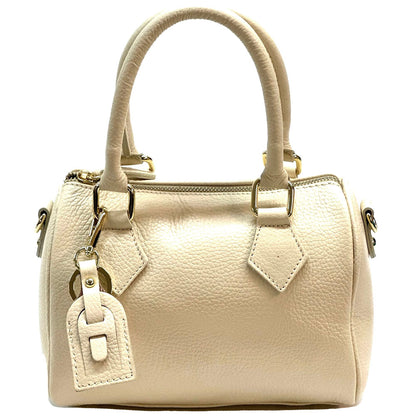 Erminia Leather Handbag - Made In Italy