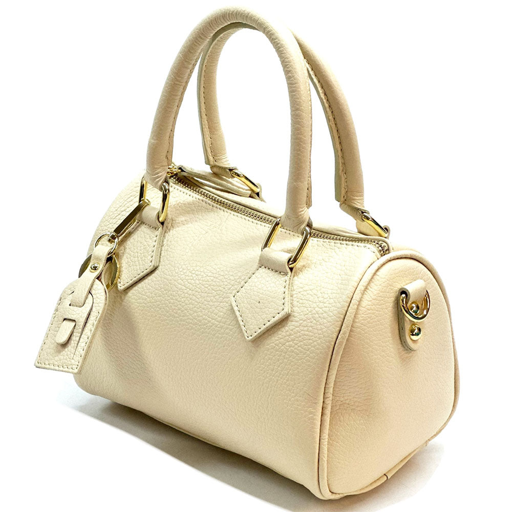 Erminia Leather Handbag - Made In Italy