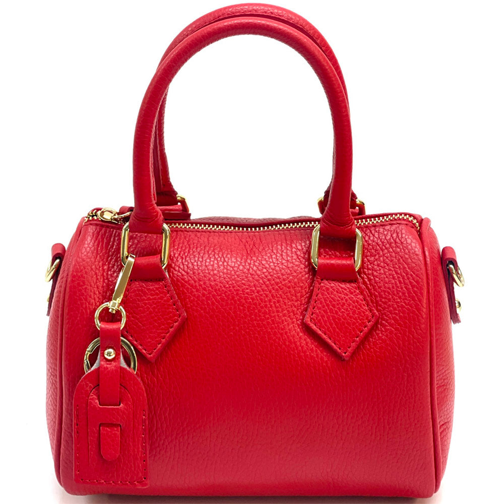 Erminia Leather Handbag - Made In Italy
