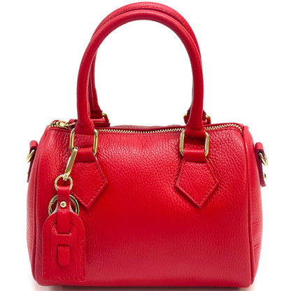 Erminia Leather Handbag - Made In Italy