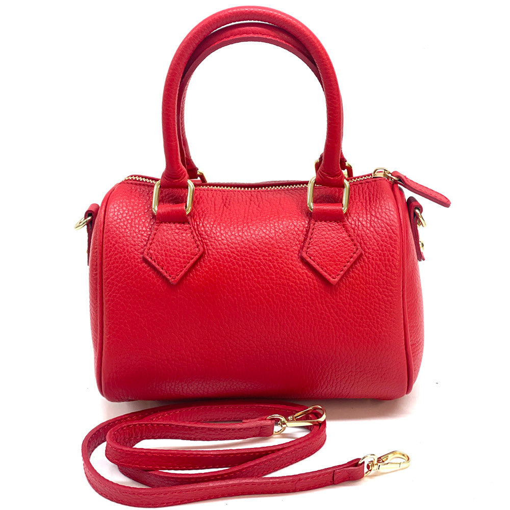 Erminia Leather Handbag - Made In Italy