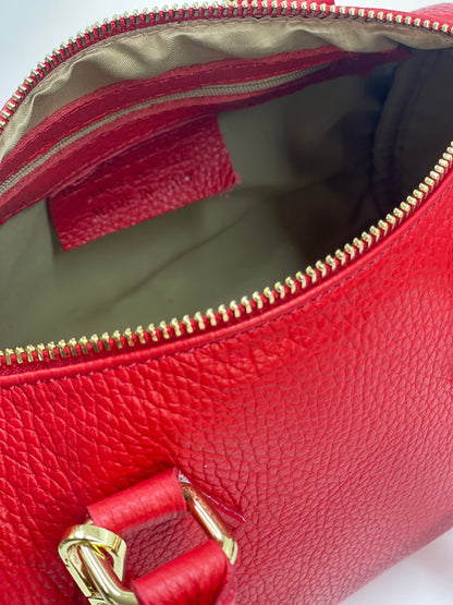 Erminia Leather Handbag - Made In Italy
