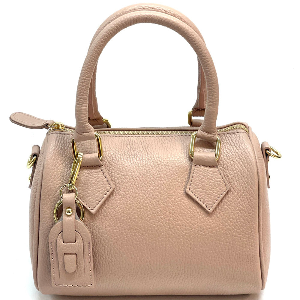 Erminia Leather Handbag - Made In Italy