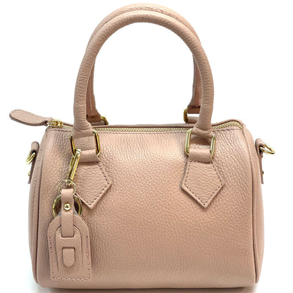 Erminia Leather Handbag - Made In Italy