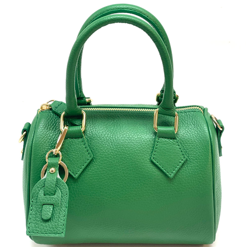 Erminia Leather Handbag - Made In Italy