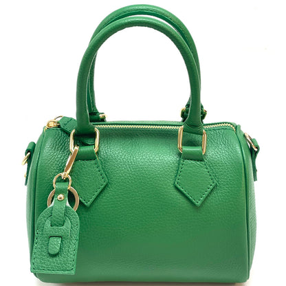 Erminia Leather Handbag - Made In Italy