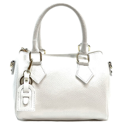 Erminia Leather Handbag - Made In Italy