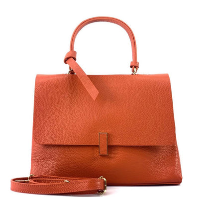 Clelia Leather Handbag - Made In Italy