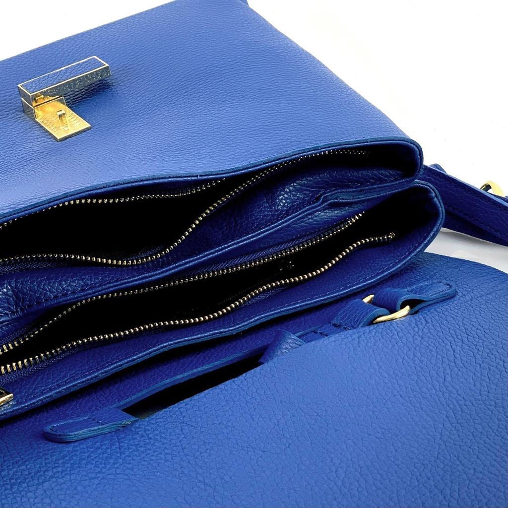 Clelia Leather Handbag - Made In Italy